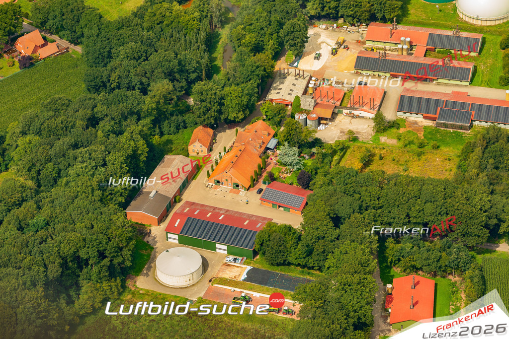 Schöne Luftaufnahme als Geschenk in Ellerbrock Friesoythe - Die Luftbildaufnahme wurde 2025 vom UL-Flugzeug heraus erstellt ( keine Drohne ) - Hochauflösende Luftaufnahme -Nicht vergleichbar mit Google Maps oder Satelittenbilder- Die Geschenkidee !Mit Lizenz und Bildrechte bestellbar