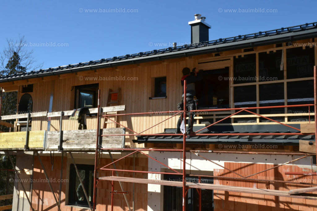 bib-lg13-holzbau-ausbau-0112 | Nach LV-Leistungsgruppen sortierte Detailfotos über den Bau eines Hauses. Alle Hausbau-Bilder direkt vom Urheber und Autor der Website Haus-Selber-Bauen.com