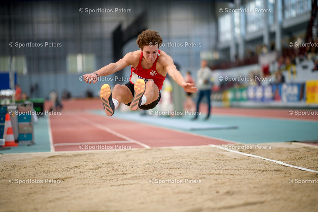 250208_xkaix_DM Mehrkampf_25 | 08.02.2025, xkaix, Leichtathletik 20. Deutsche Meisterschaften, Mehrkampf Halle v.l. Alexander Adler (ASC Darmstadt) - Realisiert mit Pictrs.com