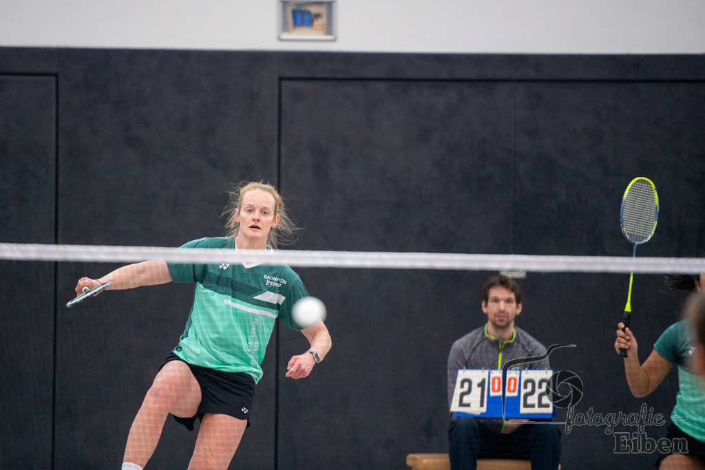 Spieltag Badminton TV Metjendorf | Kira Veldmann (TVM1); Spieltag Badminton TV Metjendorf am 16.02.2025; in Wiefelstede / Metjendorf (Sporthalle Auf dem Kamp), Photo: Philip Eiben 2025 - Realisiert mit Pictrs.com