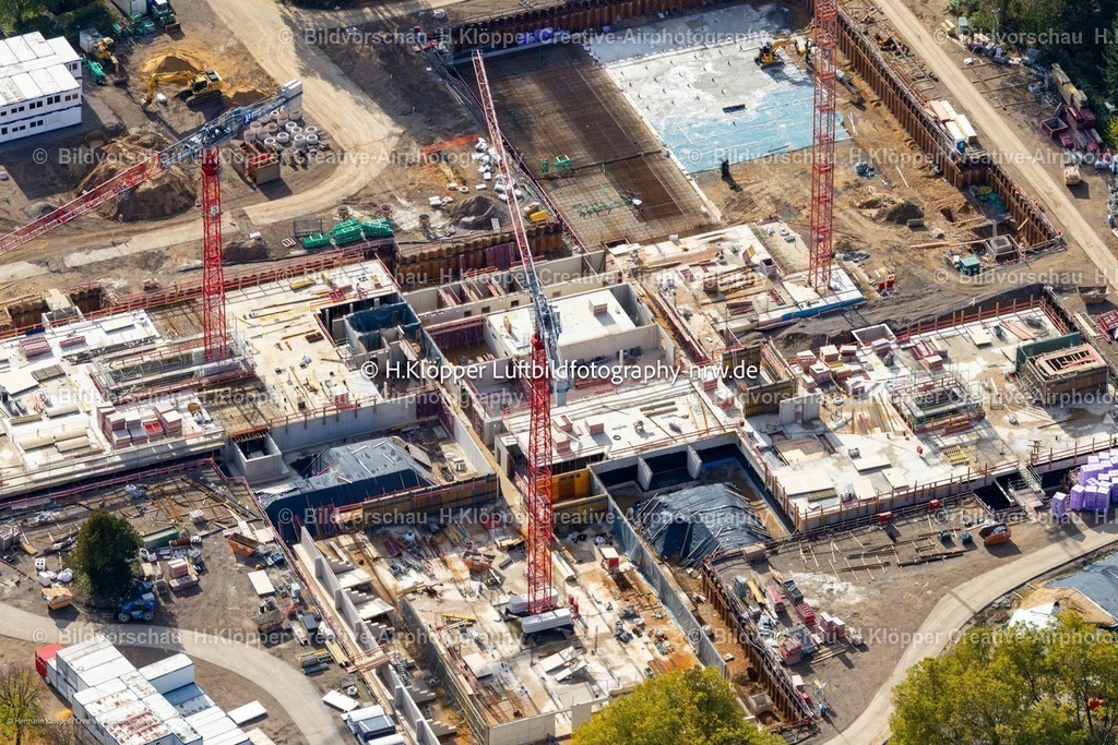 Luftbild Essen-6948 | Luftbild Baustelle zum Neubau Ensemble " Gesamtschule Altenessen-Süd " in Essen im Bundesland Nordrhein-Westfalen, Deutschland - Realisiert mit Pictrs.com