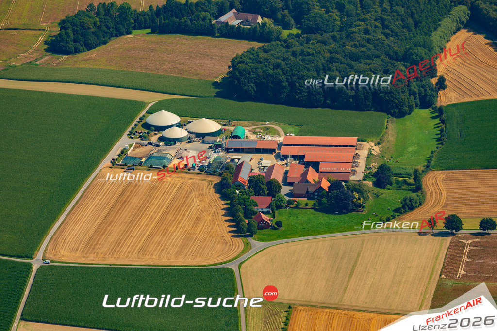 Ostkilver Rödinghausen Bild- Das Luftbild wurde 2025 vom UL-Flugzeug heraus erstellt ( keine Drohne bzw. Drohnenaufnahme ) - Hochauflösende Luftaufnahme -Nicht vergleichbar mit Google Maps oder Satelittenbilder- Die Geschenkidee !Mit Lizenz und Bildrechte bestellbar - CC