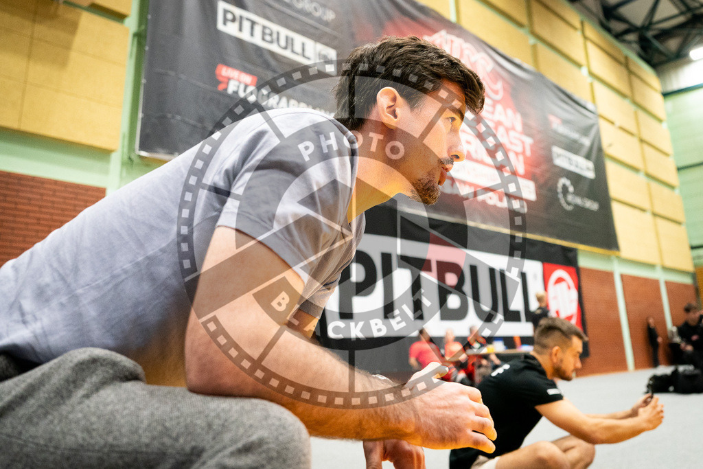 20250906PBB0346 | Fighters compete during the ADCC European Trials  competition in Warsaw, Poland, on September 6, 2025.