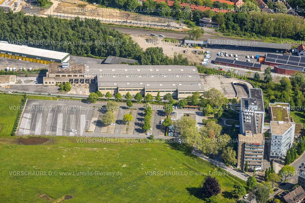 Dortmund230503787 | Luftbild, DSW 21 Dortmunder Stadtwerke, Hauptverwaltung Deggingstraße mit Wiesenfläche, Westfalendamm, Dortmund, Ruhrgebiet, Nordrhein-Westfalen, Deutschland