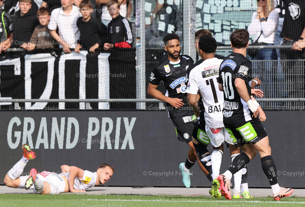 A_LUI_240525_01 | SOORT FUSSBALL ADMIRAL BUNDESLIGA STURM GRAZ -RZ PELLETS WAC 24.05.2025 IM BILD: AM BODEN ANGELO GATTERMAYER (WAC) FOTO: FOTOLUI/MW