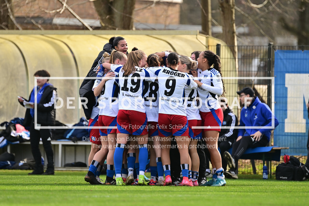Fußball I Frauen I Saison 2024-2025 I 2. Bundesliga I 19. Spieltag I Hamburger SV - SV 67 Weinberg I 14276 | Der Sportfotograf. - Realisiert mit Pictrs.com