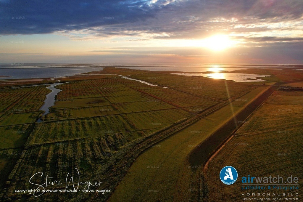 HattstedterKoog  & BeltringharderKoog | Entdecken Sie atemberaubende Luftbilder und Fotografien auf airwatch.de - Tauchen Sie ein in eine Welt voller faszinierender Aufnahmen aus der Vogelperspektive.