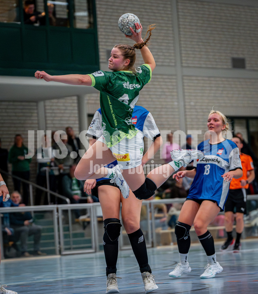 Handball I Frauen I Saison 2025-2026 I 3. Liga Staffel Nord I 10. Spieltag I SC SFN Vechta - HSG Blomberg-Lippe II I 0798 | Maya Janßen (44, SC SFN Vechta) - Realisiert mit Pictrs.com
