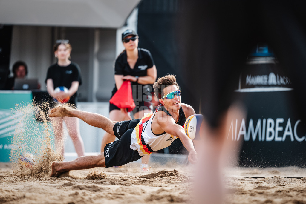 Beachvolleyball | Männer | Queen and King of the Court | Hamburg | 30.05.2024 | Lui Wüst