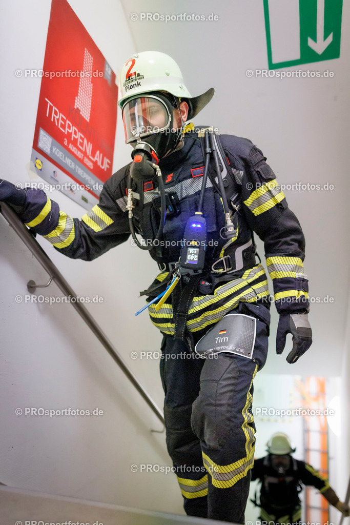 KölnTurm Treppenlauf; Köln, 03.08.2025 | Impressionen vom KölnTurm Treppenlauf am 03.08.2025 in Köln (Nordrhein-Westfalen). 