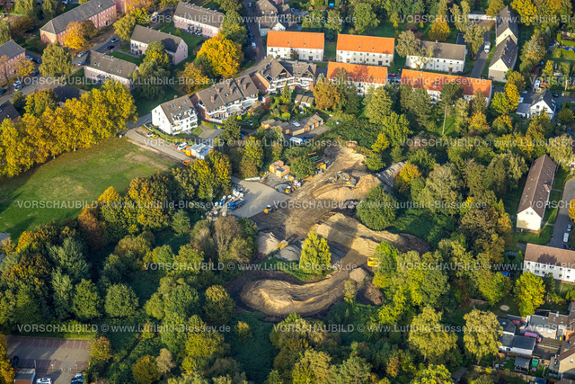 Bottrop221006278 | Luftbild, Baugebiet neben dem Festplatz, Funkestraße, Batenbrock-Nord, Bottrop, Ruhrgebiet, Nordrhein-Westfalen, Deutschland