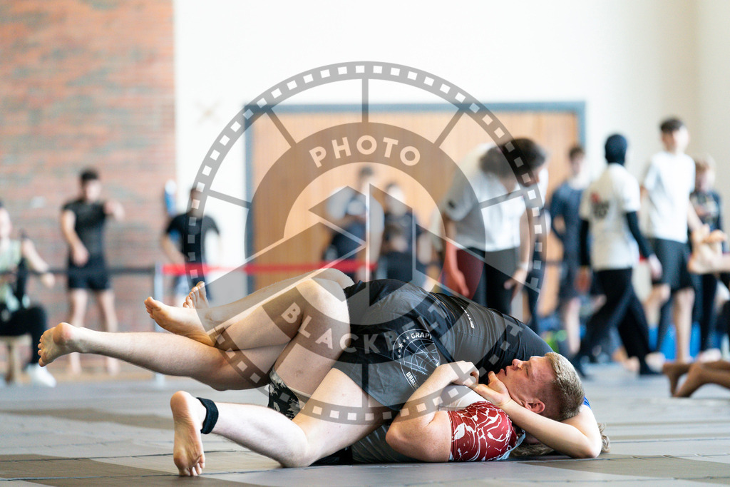 20240608PBB00307 | Fighters compete during the ILLCS VII summer edition luta livre competition in Hannover, Germany, on June 8, 2024.