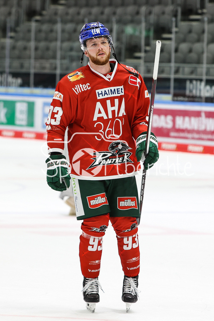 Augsburger Panther - Fischtown Pinguins Bremerhaven | Simon SEZEMSKY (AEV #93) enttaeuscht nach der Partie