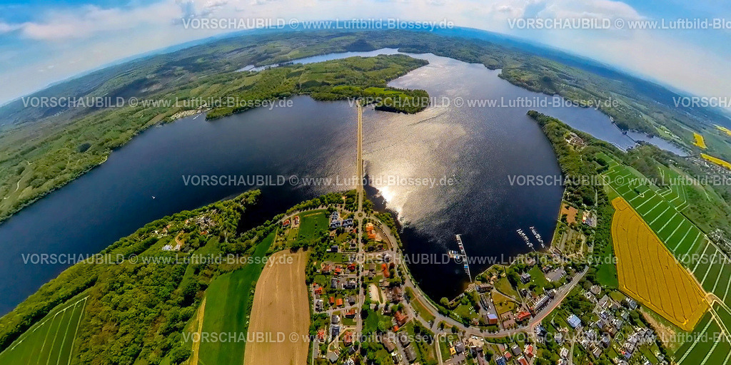 Moehnesee240590367ArnsbergerWald_Moehnesee | Luftbild, Erdkugel, Fisheye Aufnahme, Fischaugen Aufnahme, 360 Grad Aufnahme, tiny world, little planet, fisheye Bild, Möhnesee mit Waldgebiet, Delecke, Möhnesee, Sauerland, Nordrhein-Westfalen, Deutschland