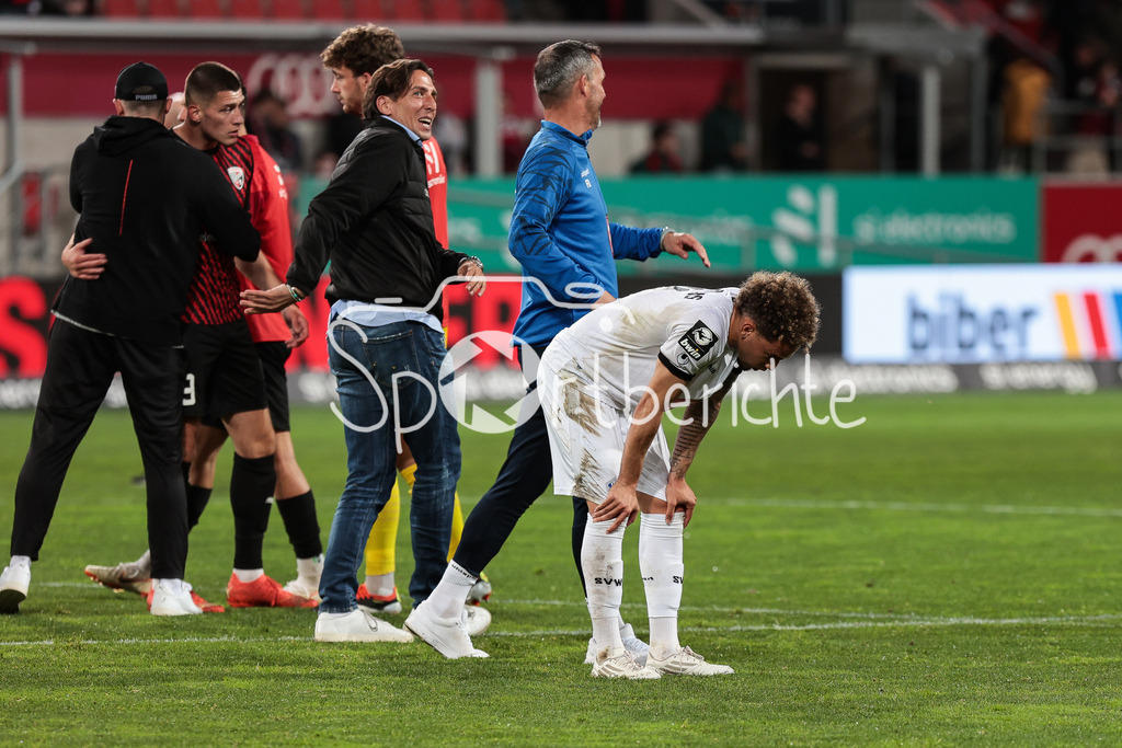 FC Ingolstadt - SV Waldhof Mannheim | Die Mannheimer sind enttaeuscht nach dem unentschieden in Ingolstadt / Jalen HAWKINS (SVW #11)
