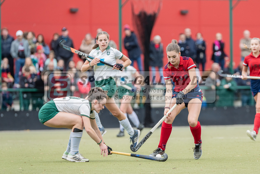 HK_20231022_106047 | Finale Deutsche Meisterschaft Feld WU16 Uhlenhorst Mülheim - Düsseldorfer HC am 22.10.2023 DHC, Düsseldorf ,