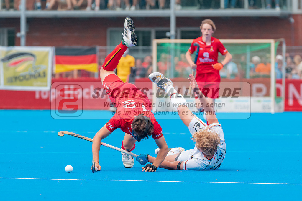 HK_20230716_102893 | Euro Hockey MU18 Boys Finale Belgium vs Germany Championship Girls &amp; Boys am 16.7.2023 CHTC , Krefeld ,