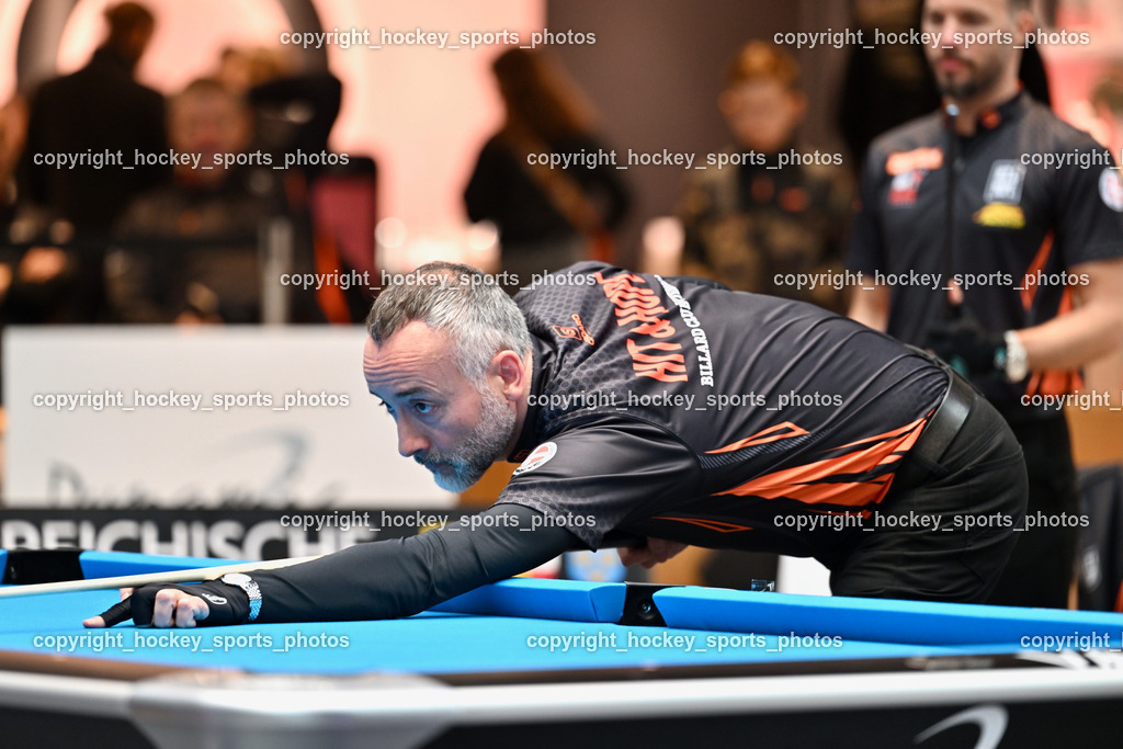 Pool Billard Bundesliga 2025 im ATRIO | MICHAEL MOSLER, MICHAEL MOSLER, Pool Billard Bundesliga 2025 im ATRIO, Pool Billard Bundesliga 2025 im ATRIO am 29.03.2025 in Villach (Atrio), Austria, (Photo by Bernd Stefan)