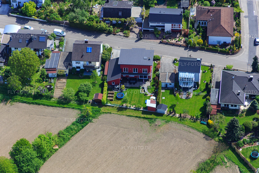 Luftbild: Konrad-Adenauer-Ring in Hagenbach im Bundesland Rheinland-Pfalz in Deutschland. Foto: IMG_078522.jpg vom 08.05.2015 durch Werner Riehm/FLY-FOTO.de