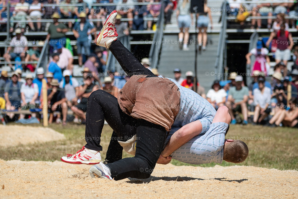 Schwingen -  Schwarzseeschwinget 2025 | Schwarzsee, 22.6.25, Schwingen - Schwarzseeschwinget.