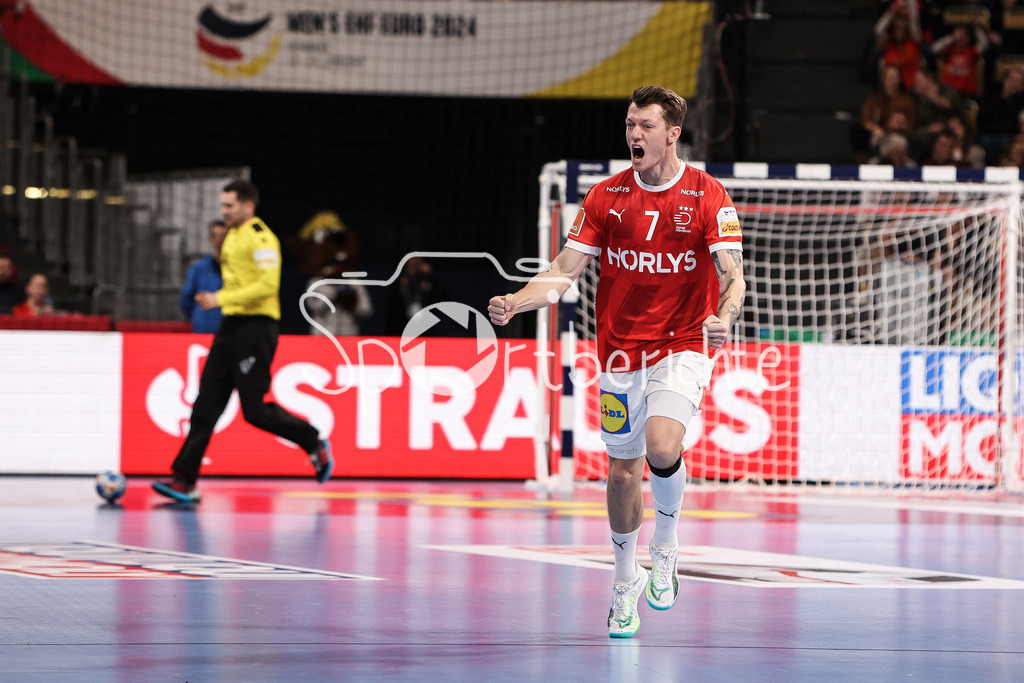 Dänemark - Portugal | Emil JAKOBSEN (DEN #7) jubelt ueber ein Tor gegen Portugal
