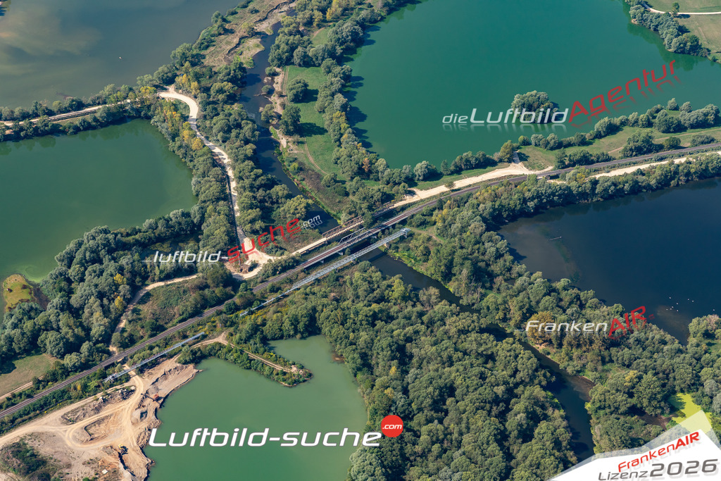 Das Luftbild der Stadt Main-bruecken wurde 2019 vom Flugzeug heraus erstellt (keine Drohne) Aufnahmehöhe ca.400 Meter- hohe Auflösung- beste Druck-Qualität garantiert!