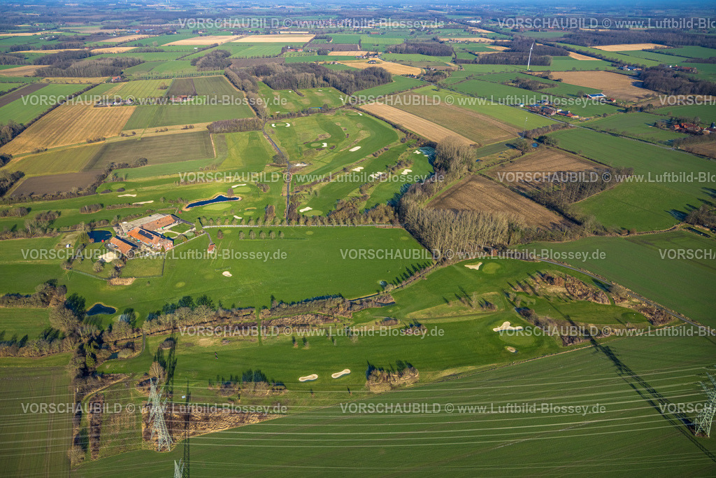 Werne230203054 | Luftbild, Golfplatz Werne an der Lippe, Werne, Ruhrgebiet, Nordrhein-Westfalen, Deutschland