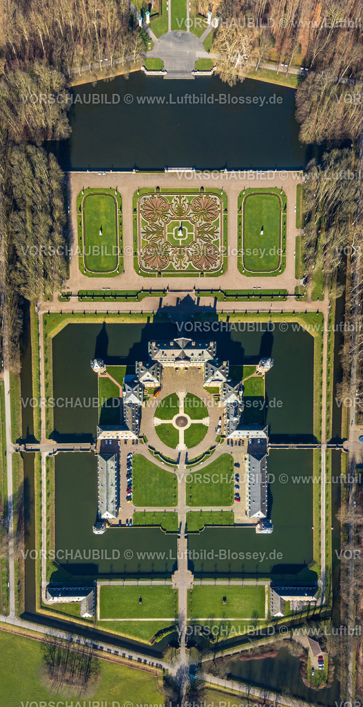 Nordkirchen230206128-2 | Luftbild, Schloss Nordkirchen, barocke Schlossanlage, Wasserschloss, Venusinsel, Nordkirchen, Münsterland, Nordrhein-Westfalen, Deutschland