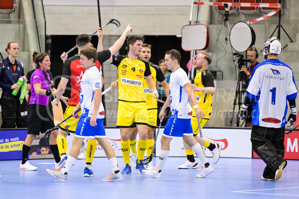 GC Unihockey vs HC Rychenberg - 27. August 2022 | GC Unihockey vs HC Rychenberg
AXA Arena, Winterthur
Levin Conrad (#4 HC Rychenberg) erzielt das 0:3.
Bild: Sportfotografie Markus Aeschimann | www.markus-aeschimann.ch - Realisiert mit Pictrs.com