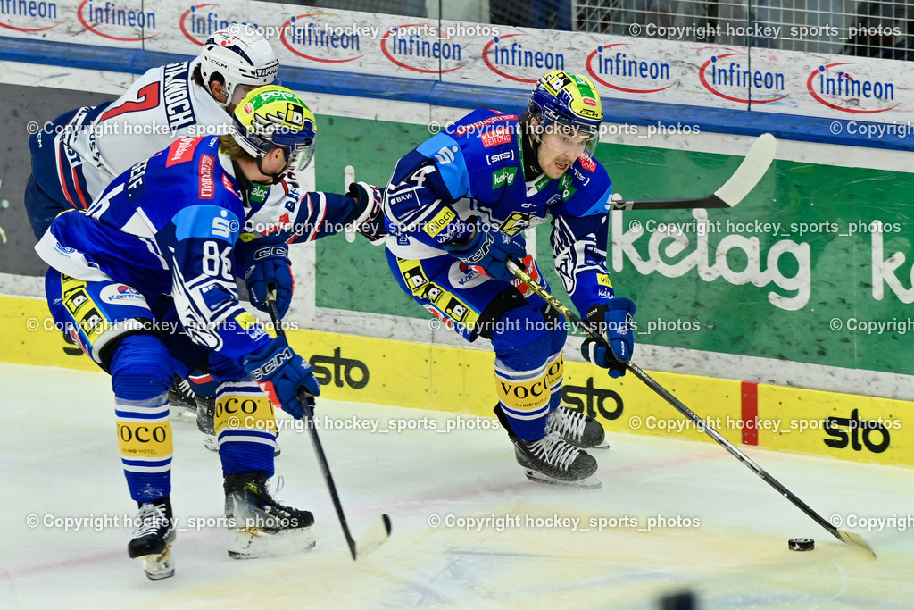 EC IDM Wärmepumpen VSV vs. Hydro Fehervar AV19  | #86 Lanzinger Florian EC VSV, #7 Stajnoch Martin HYDRO FEHERVAR, #14 TSCHURNIG Johannes EC VSV, EC IDM Wärmepumpen VSV vs. Hydro Fehervar AV19 , EC IDM Wärmepumpen VSV vs. Hydro Fehervar AV19  am 01.01.2025 in Villach (Stadthalle Villach), Austria, (Photo by Bernd Stefan)