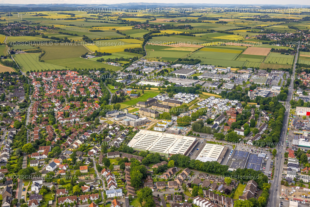 Soest220600469 | Luftbild, Quartier Belgisches Viertel Baugebiet für neues Wohngebiet, Soest, Soester Boerde, Nordrhein-Westfalen, Deutschland