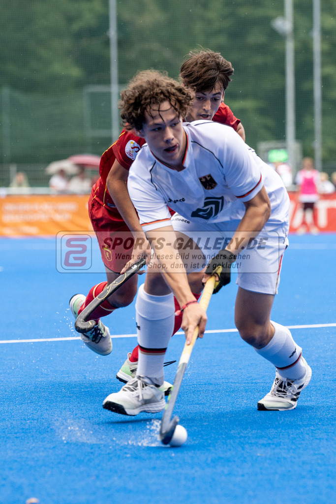SFE_20230715_0023 | EuroHockey EM U18 SF2 Spain vs Germany am 15.07.2023 in Krefeld (Gerd-Wellen-Hockeyanlage), Photo: Stephan Fehrmann 2023 (Sports-Gallery)