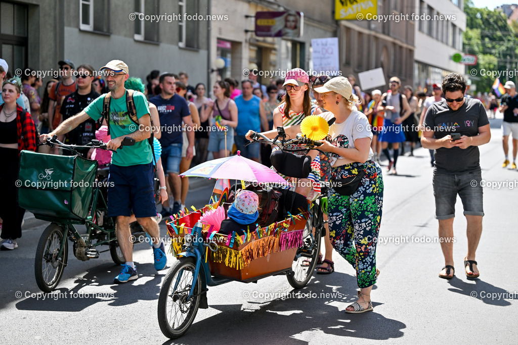Linzpride 2024_ 06.07.2024-122 | 06.07.2024, Linz, AUT, Linzpride 2024, im Bild Teilnehmer an der Linz Pride 2024