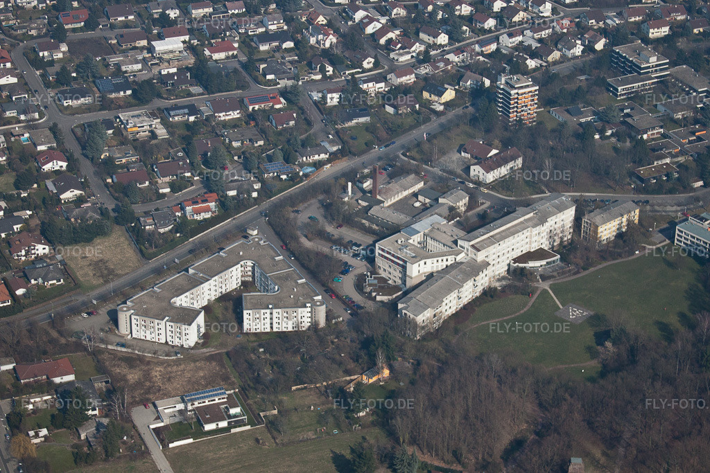 Luftbild: Klinikum Landau-Südliche Weinstr in Landau in der Pfalz im Bundesland Rheinland-Pfalz in Deutschland. Foto: IMG_37705.jpg vom 05.03.2011 durch Werner Riehm/FLY-FOTO.de