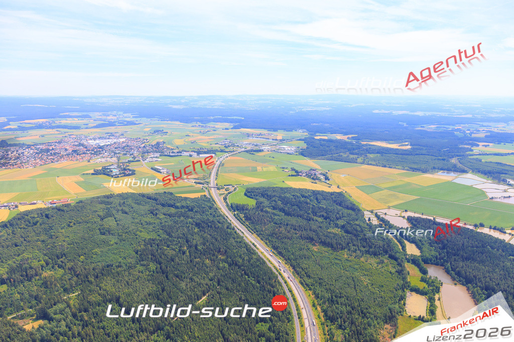 Die Luftaufnahme Oberteich - Mitterteich wurde vom UL-Flugzeug (keine Drohne) aus fotografiert.Hohe Druck- Auflösung-die Geschenkidee!