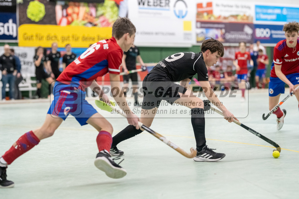 SFE_20230304_0019 | Deutsche Meisterschaft Männliche U16 Halle 2023 am 04.03.2023 in Köln (KTHC Stadion Rot-Weiss Köln Tennis and Hockey Club), Photo: Stephan Fehrmann 2022 (Sports-Gallery)