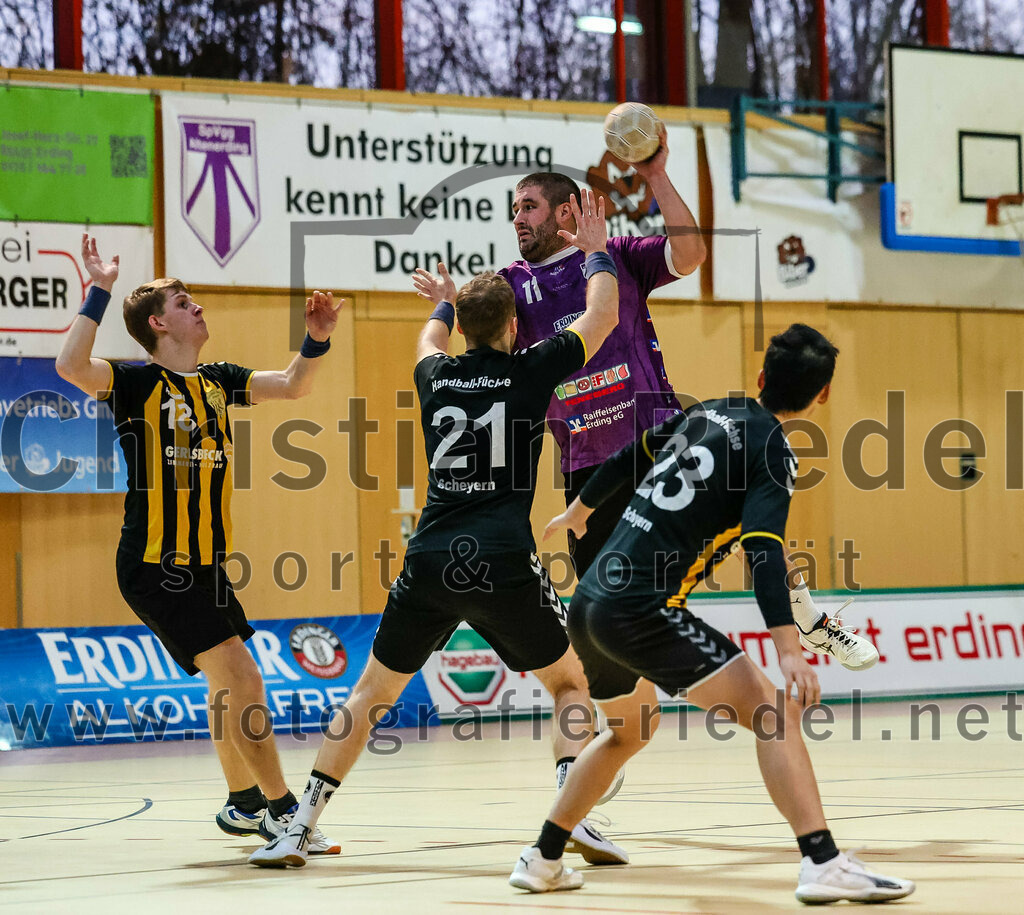 2023-12-16_051_SpVgg_Altenerding_gegen_HF_Scheyern | Erding, Deutschland, 16.12.2023:
Handball, Bezirksoberliga Männer 2023 / 2024, 11. Spieltag, SpVgg Altenerding gegen HF Scheyern, Endergebnis: 33:21

Foto: Christian Riedel / fotografie-riedel.net