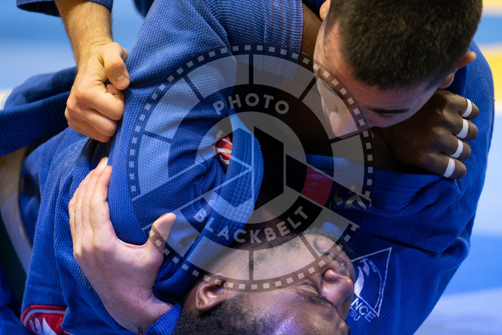 20240119PBB1289 | Fighters compete during the IBJJF European Championship in Paris, France, on January 19, 2024.