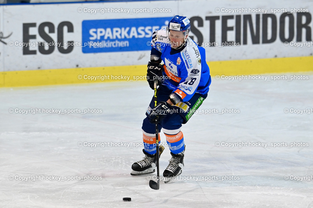 ESC Steindorf vs. ESV Ferlach  | #18 Pewal Martin ESC Steindorf, ESC Steindorf vs. ESV Ferlach , ESC Steindorf vs. ESV Ferlach  am 15.02.2026 in Steindorf (Ossiachersee Halle), Austria, (Photo by Bernd Stefan)