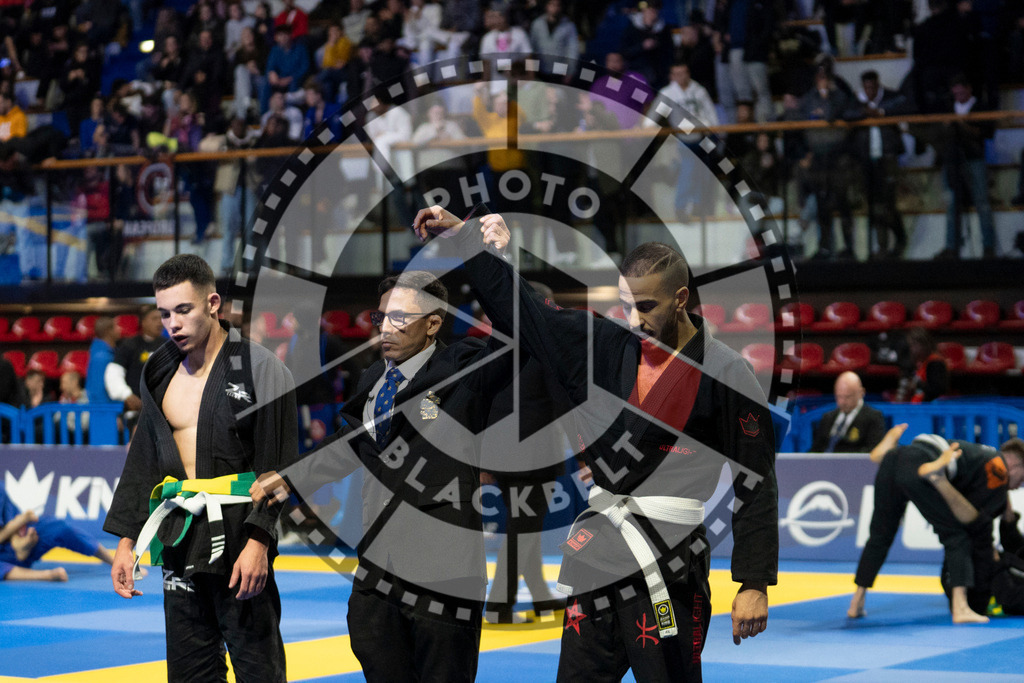 20240119PBB1067 | Fighters compete during the IBJJF European Championship in Paris, France, on January 19, 2024.