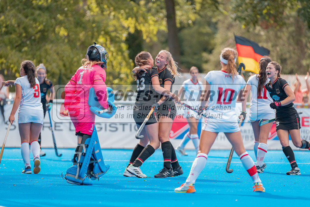 HK_20230715_102775 | Euro Hockey WU18 SF2 Spain vs Germany Championship Girls &amp; Boys am 15.7.2023 CHTC , Krefeld ,