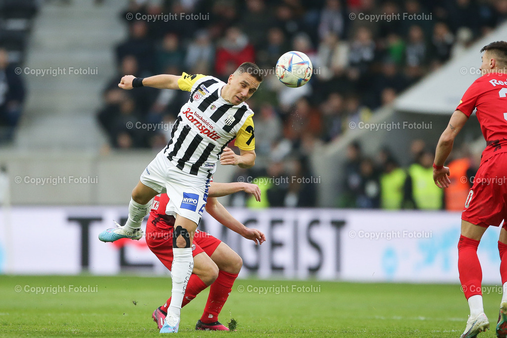 A_LUI_20230312_0016 | SPORT FUSSBALL ADMIRAL BUNDESLIGA 2022/23 LASK VS FC RED BULL SALZBURG
IM BILD: Felix Luckeneder (Lask)
FOTO:FOTOLUI/UW