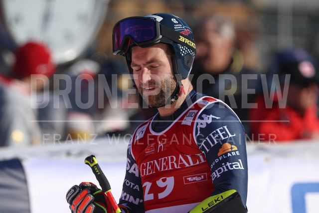 Audi FIS Ski World Cup: Men’s Slalom – Hahnenkamm Race, Kitzbuehel | Kitzbuehel, Austria, 25.Jan.26 - Alpine Skiing - FIS World Cup, Hahnenkamm Race, Slalom, men. The image shows NEGOMIR Kyle (USA, Atomic).