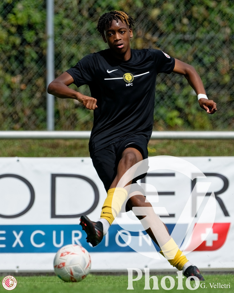GenevaCup Group Phase - SL Benfica v Meyrin FC | during the GenevaCup Group Phase match between SL Benfica and Meyrin FC at Stade des Arberes in Meyrin, Switzerland