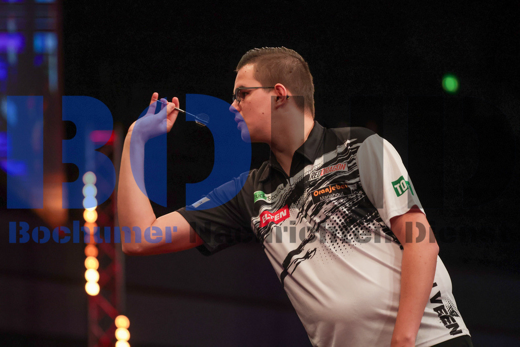  28.10.2023 - 
 | Sebastian Sendlak / Bochumer Nachrichtendienst (BOND) - PDC European Darts Championship: Achtelfinale - Realisiert mit Pictrs.com