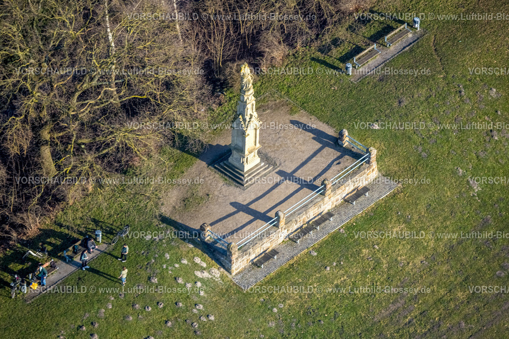 Hamm260203565 | Luftbild, Exerzierplatz Kriegerdenkmal, historische Sehenswürdigkeit,Â·Mitte, Hamm, Ruhrgebiet, Nordrhein-Westfalen, Deutschland