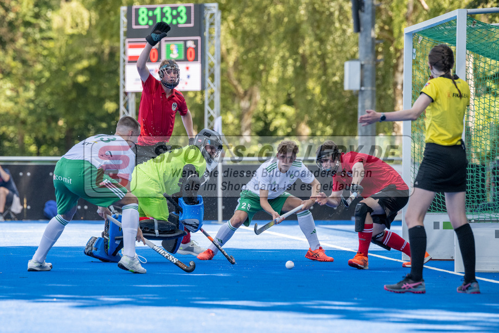 SFE_20230708_0020 | EuroHockey EM U18 Boys Austria vs Ireland am 08.07.2023 in Krefeld (Gerd-Wellen-Hockeyanlage), Photo: Stephan Fehrmann 2023 (Sports-Gallery)