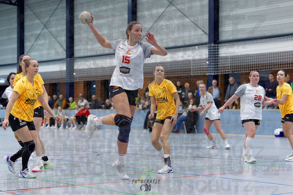 Frauen Oberliga Mitte (HHV); HSG Eibelshausen/Ewersbach - HSG Wettenberg II | Frauen Oberliga Mitte (HHV); HSG Eibelshausen/Ewersbach - HSG Wettenberg II am 13.12.2025 in Steinbrücken (Sporthalle am Hammerweiher)Photo © 2025 - Jörg Heinrich - Realisiert mit Pictrs.com
