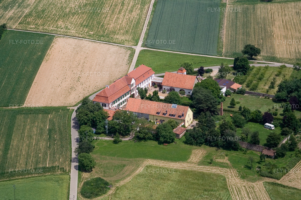 Luftbild: Werkstatt für betreutes Wohnen Werkstatt für verborgene Talente gemeinnützige GmbH im Haftelhof in Schweighofen im Bundesland Rheinland-Pfalz in Deutschland. Foto: IMG_11142.jpg vom 14.06.2008 durch Werner Riehm/FLY-FOTO.de