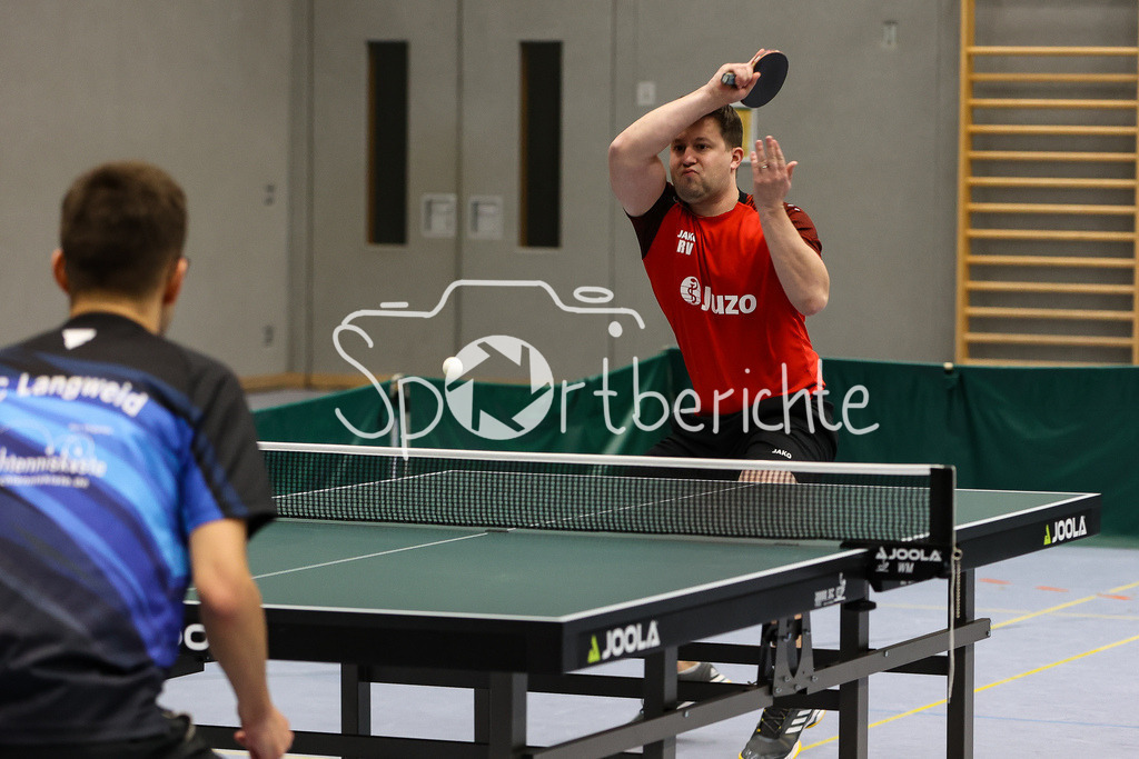 TSV 1868 Aichach - TTC Langweid | Ralph VALERIUS (TSV); Marco BRÖLL